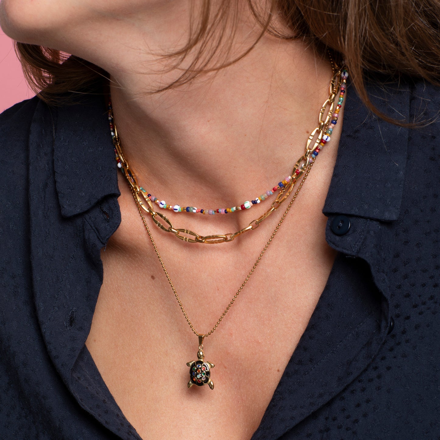 ketting - mixed kralen