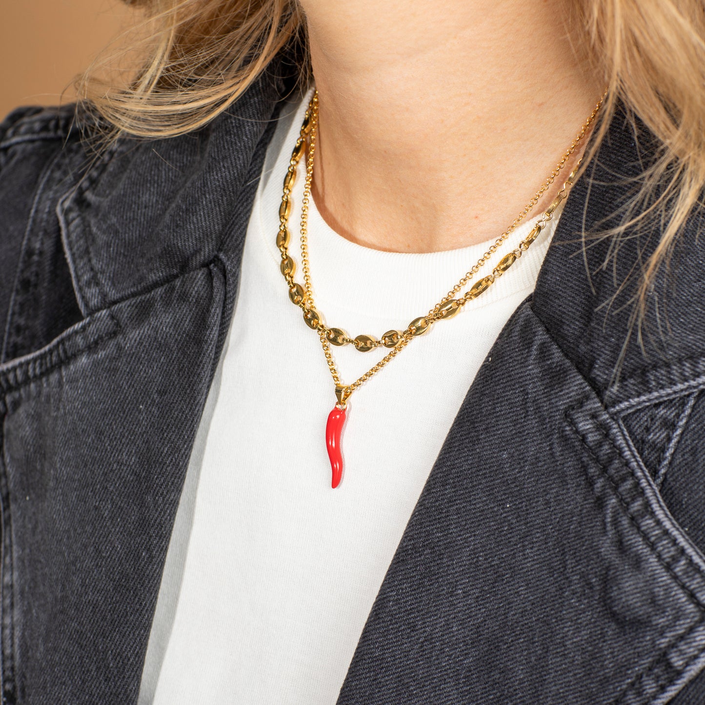 ketting - rode peper