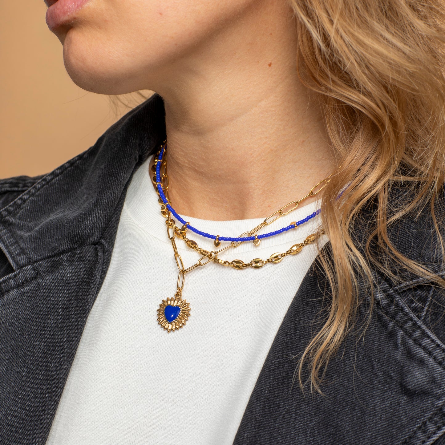 Ketting - rood hart