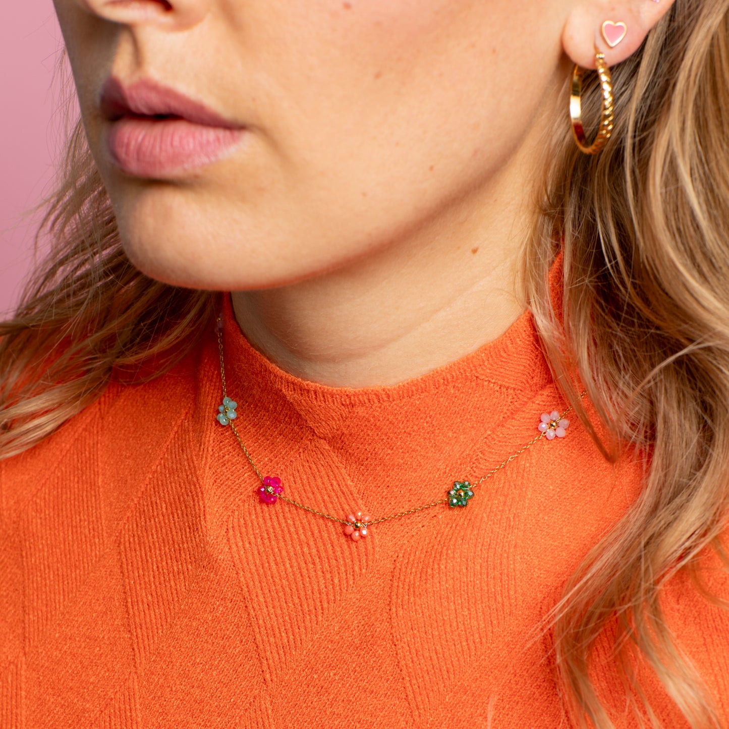 ketting - bloemetjes